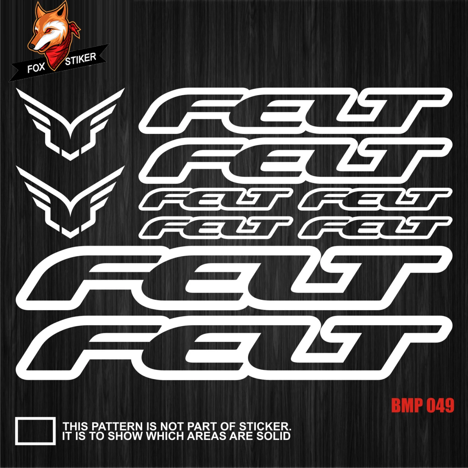

Bicycle Frame Stickers Road Bike Mountain Bike MTB Track Bike TT Bike Fat Bike Decal Reflective Stickers ForFELTstickers