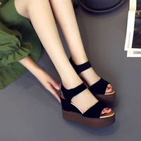 wedges sandals women high heels sandalias summer shoes fashion chaussures ladies platform casual office lady foot wear