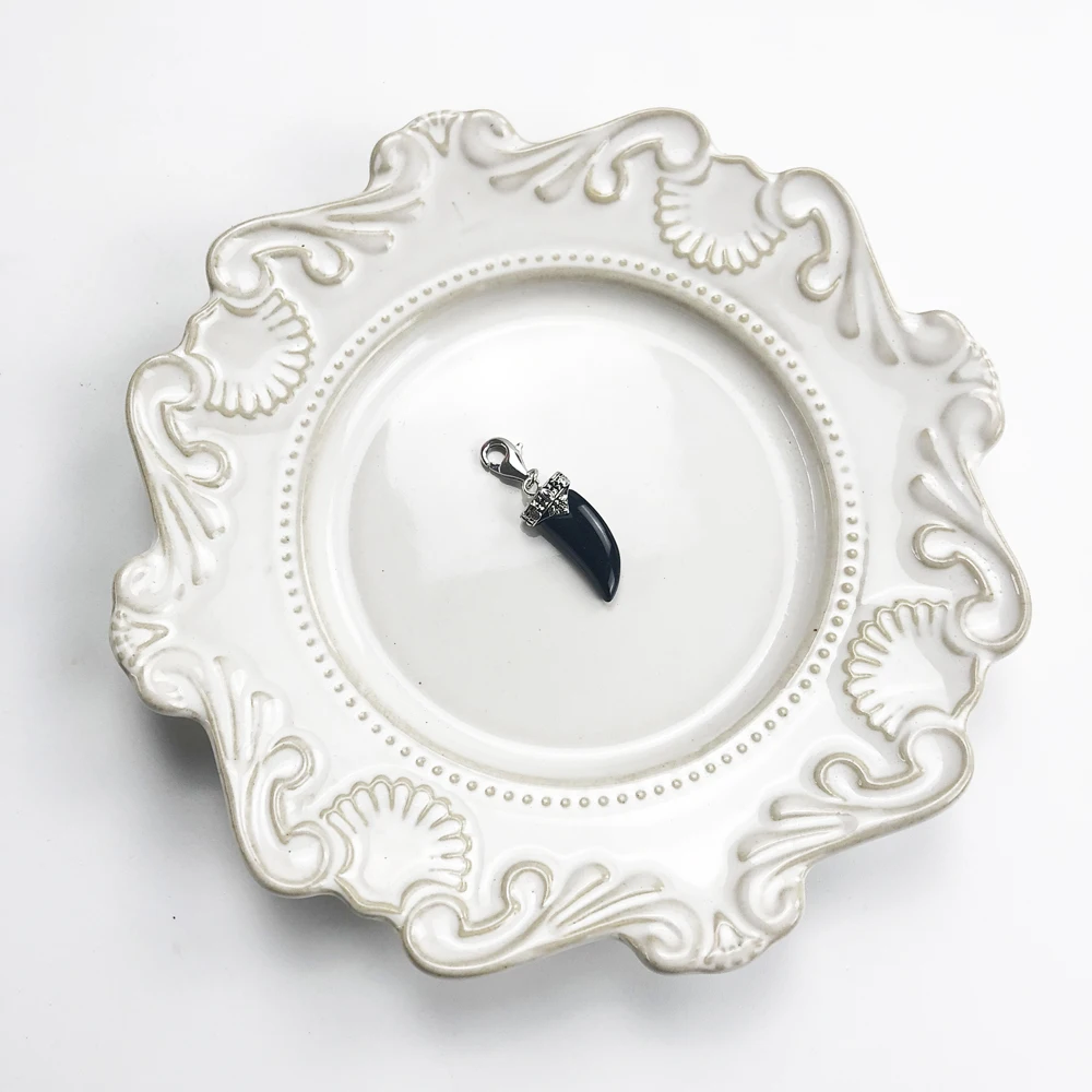 Подвеска в виде зуба тигра ювелирное изделие из стерлингового серебра 2019 пробы