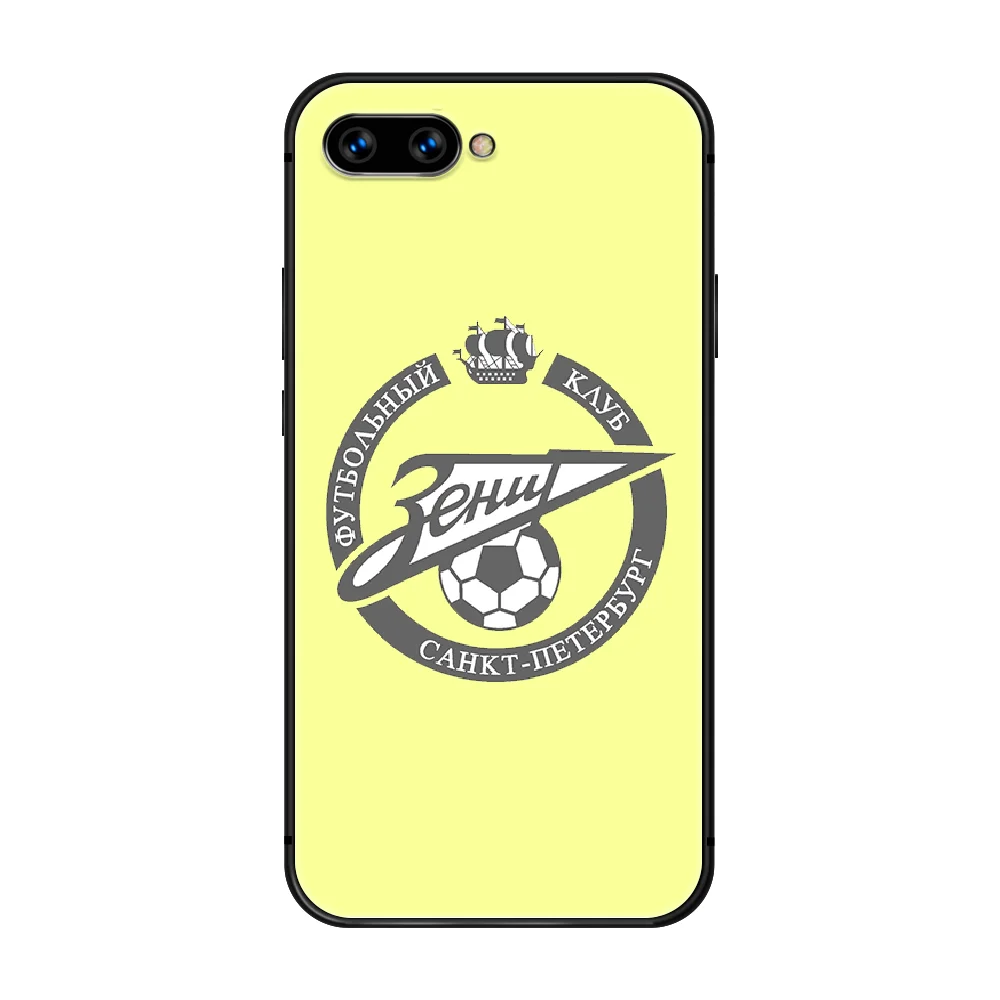 

FC Zenit Saint Phone Case Cover Hull For HUAWEI honor 8 8c 8a 8x 9 9a 9x V10 MATE 10 20 I lite pro black cell cover painting