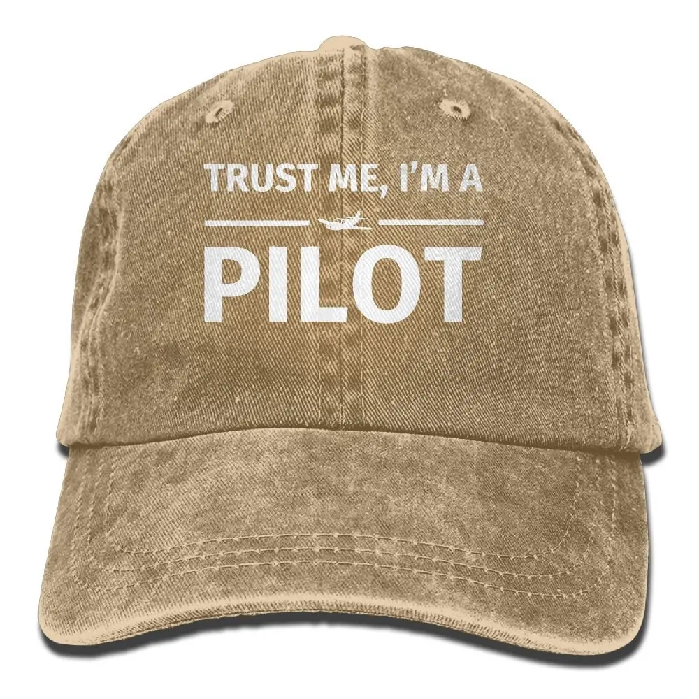 Бейсболка Trust Me I'm A Pilot модная ковбойская Кепка с принтом для мужчин и женщин