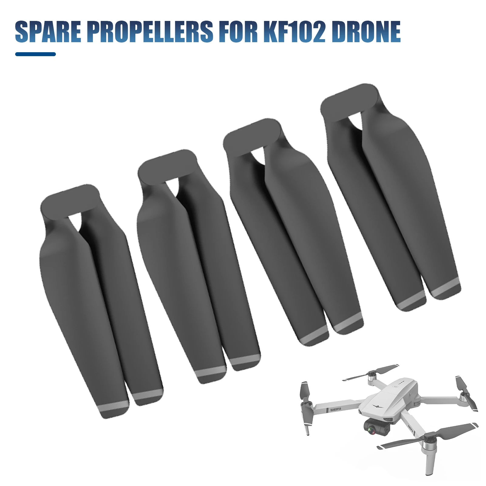 

4 шт., Запасные Винты для радиоуправляемых дронов KFPLAN KF102