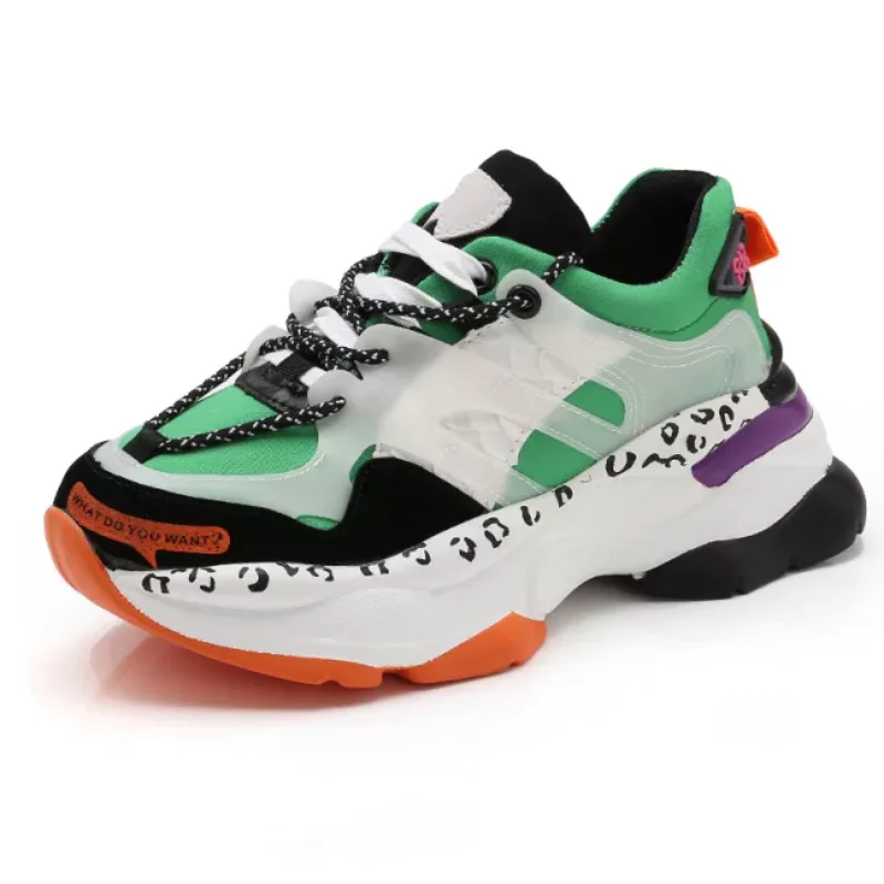 

Women's Fashion Color Low Heel Non-slip Comfortable Classic Dynamic Versatile Casual Sports Old Shoes Shoes Travel Shoes 6KF042
