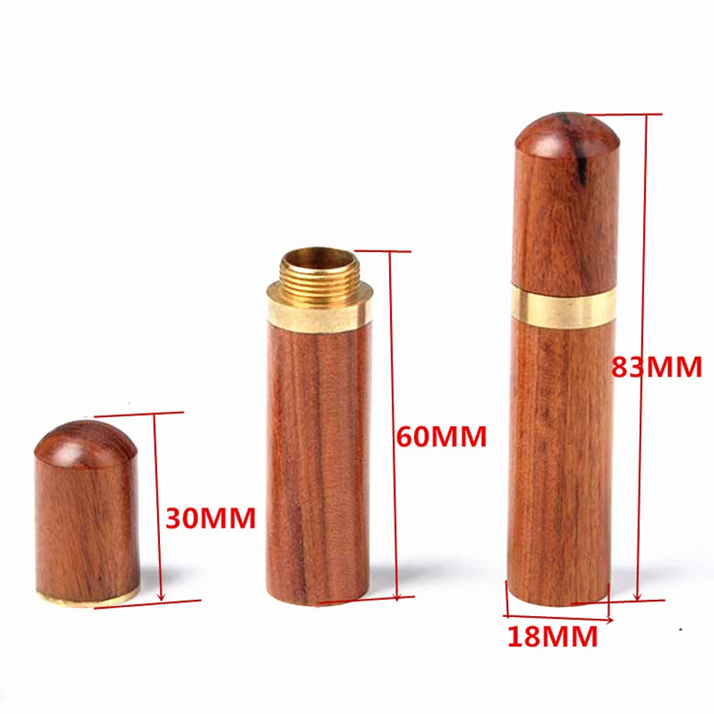 

DIY Sewing Needles Holder Storage Tube Wooden Box Hand Sewing Needles Case Leather Knitting Embroidery Mending Needles Container