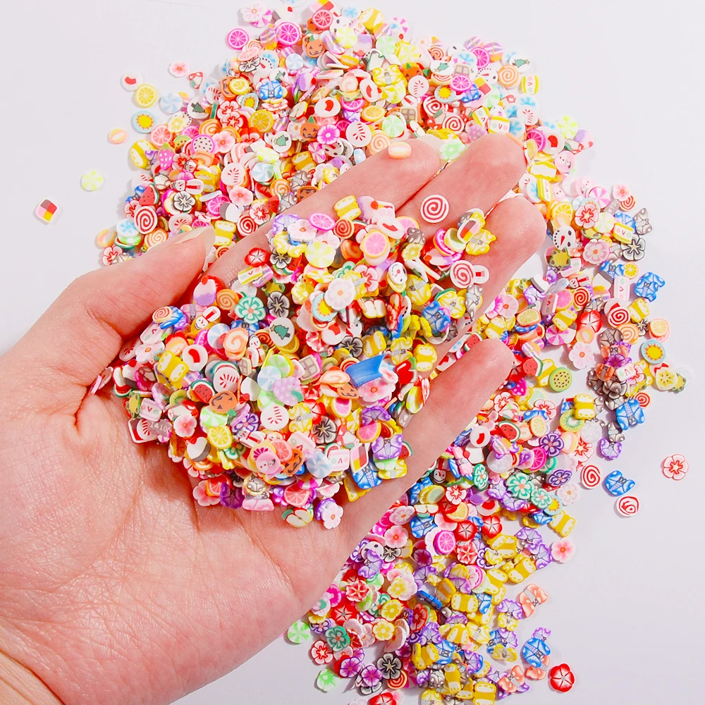 

Nail Jewelry The Shape Of Fruit Butterfly Flower Candy and Series Of Christmas For DIY Handmade Nail Art Decorations 5000Pcs