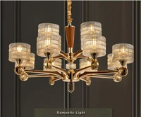 Light luxury living room dining room chandelier