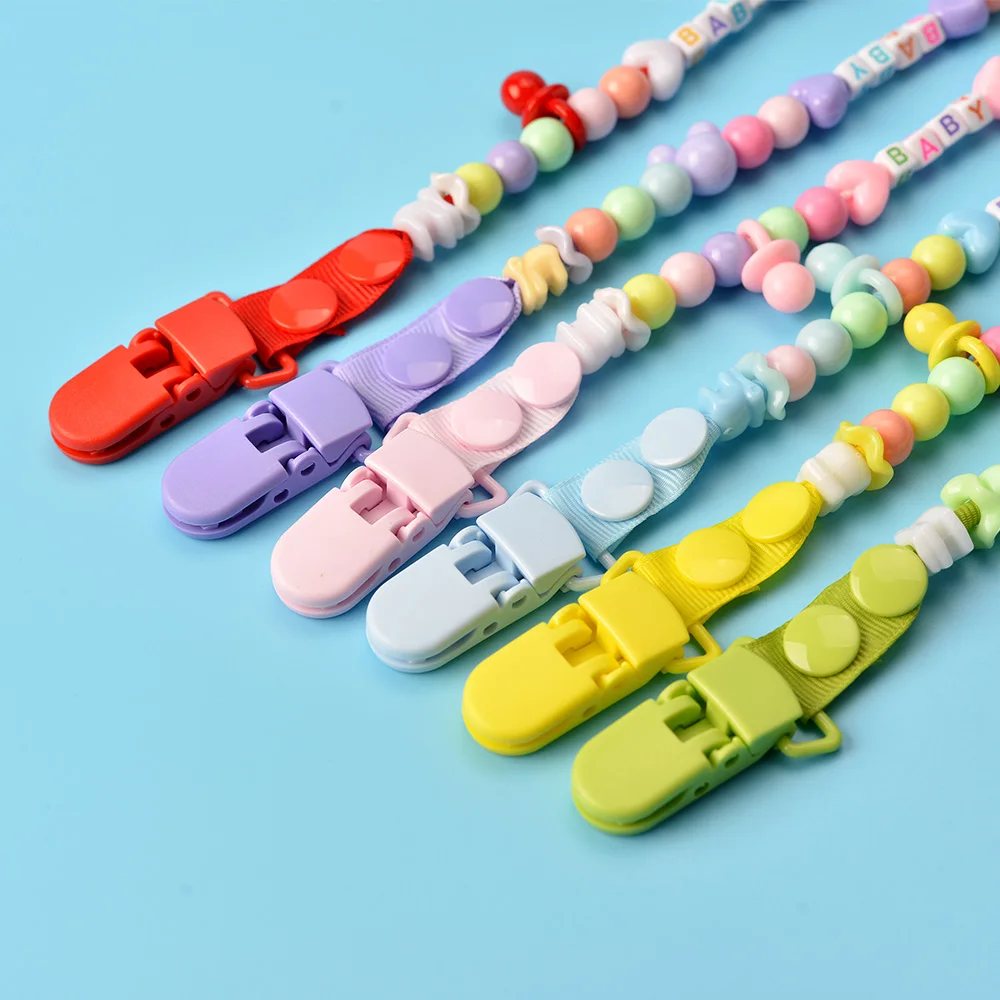 Детская пустышка с зажимом на цепочке новые детские пустышки для новорожденных