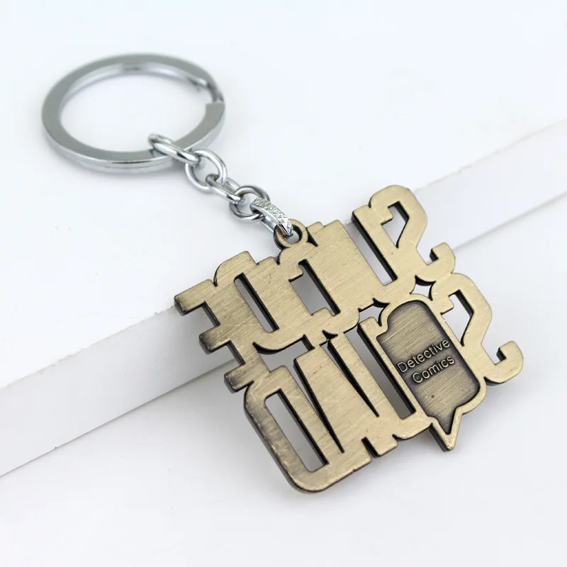 

Anime Movie Mark Keychain Letter Logo Popular Personality Decorate Keyring Wome Man Bag Holder Charm Jewelry Gift Accessories