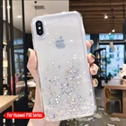Чехол для телефона для huawei P 30 Lite чехол для huawei P30 Pro Lite светильник P30Pro P30Lite P 30Pro мягкий, силиконовый, Звёздные серебряные Фольга крышка