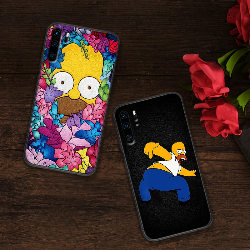 Очаровательные Симпсоны для huawei P8 P9 Mini P10 P20 2019 P30 LITE P Smart Z 2018 Pro Мягкий силиконовый