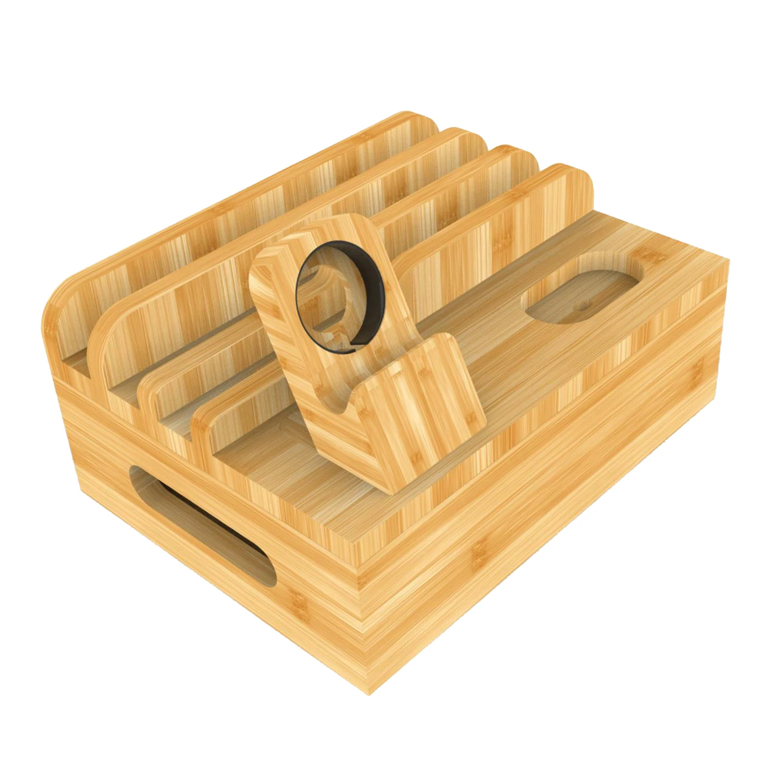 bamboo holder for iphone stand for samsung phone cords charging station docks organizer for smart phones and tablets free global shipping