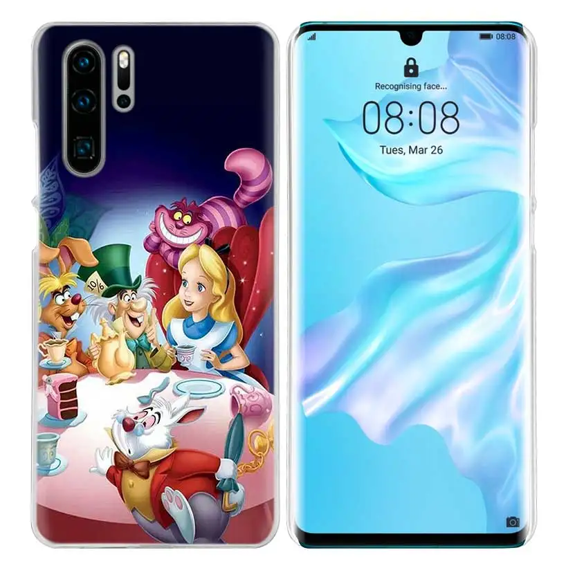 Чехол Alice in Wonderland для huawei mate 30 20 10 P20 P30 Lite Pro P Smart Y9 Prime Honor 8A 8X 10i PC Чехлы для телефона - Цвет: 09