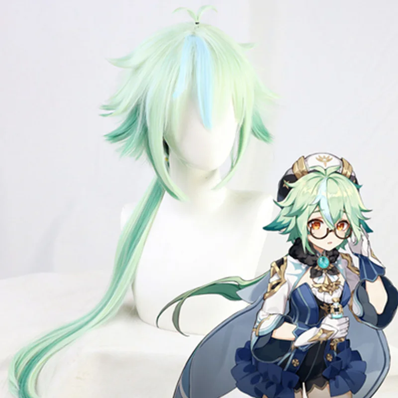 Женский костюм для косплея сахароза Game Genshin Impact безвредный милое платье топ и