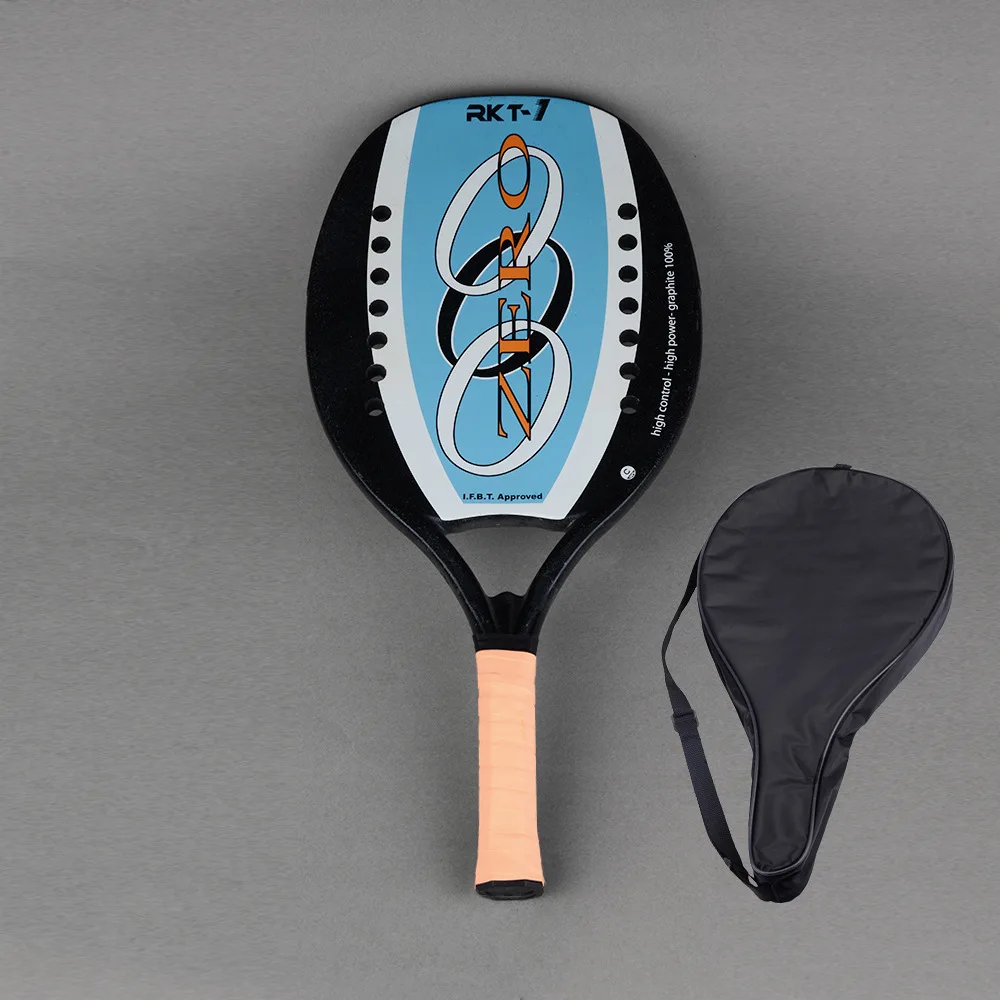

High Quality Carbon Paddle Racket For Men And Women Outdoor Fiberglass Beach Tennis Racket With Racket Bag -40