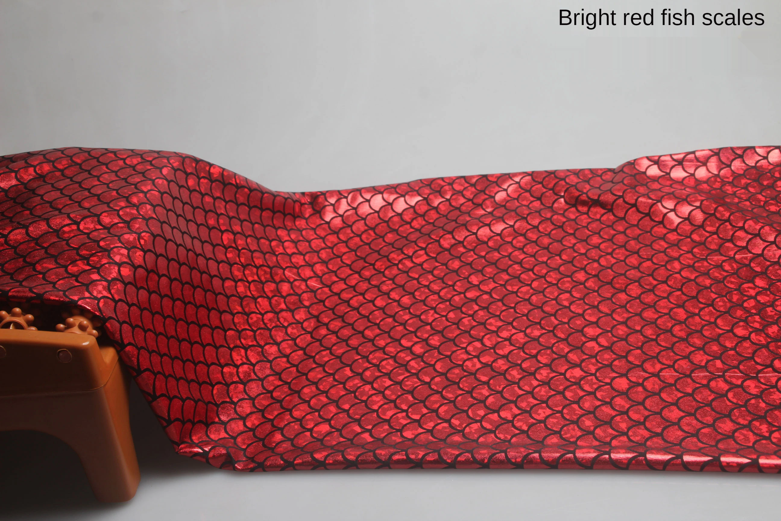 

CX High-Grade Scale Elastic Spandex Bronzed Fabric Fabric Colorful Cloth