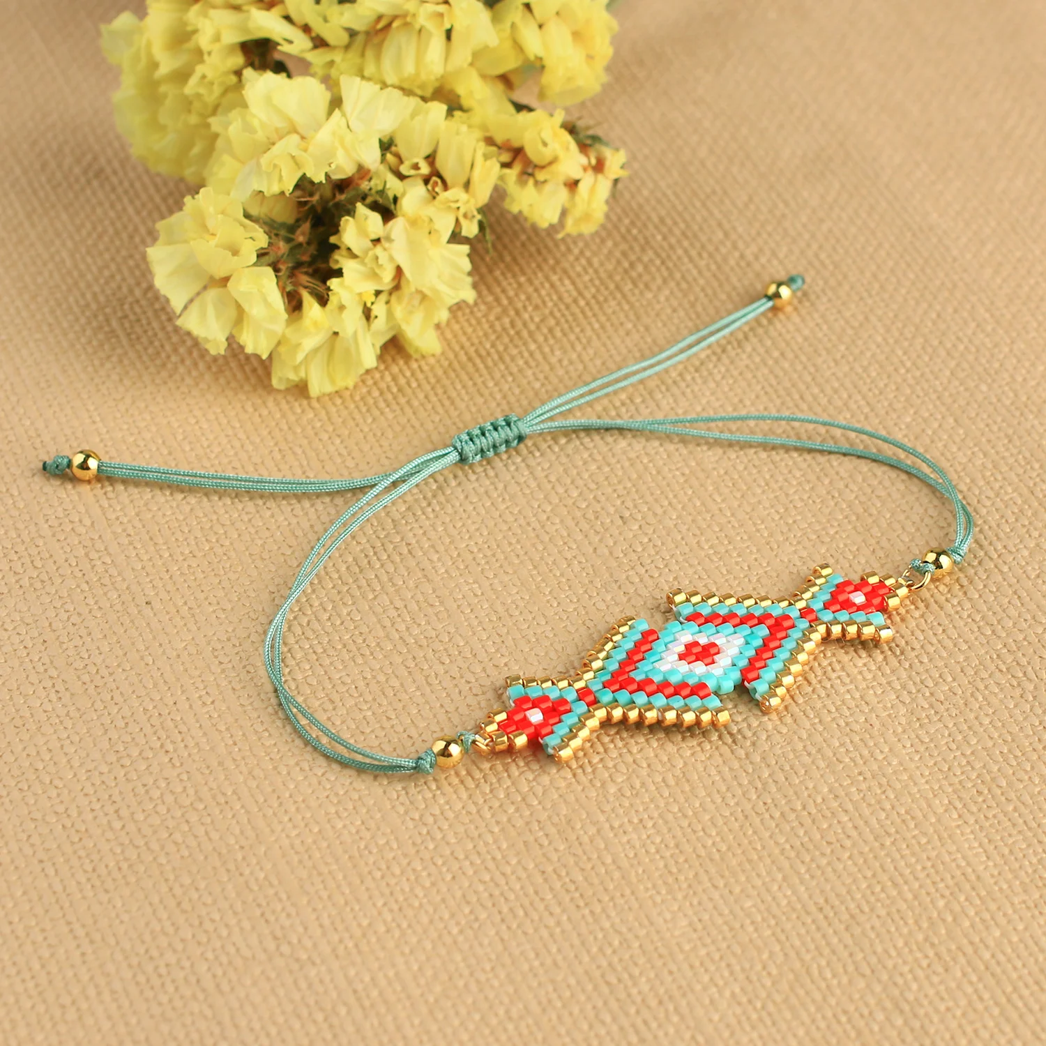 

KELITCH New 2022 Bracelet For Women Handmade Miyuki Beads Friends Jewelry Girls Gifts Anime