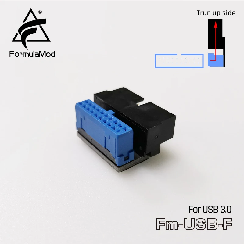 USB 3.0 - up side FormulaMod Fm-PCI/ATX/USB, преобразователь направления интерфейса, для интерфейса питания GPU/материнской платы ATX24pin USB3.0 - Цвет лезвия: USB 3.0 - up side