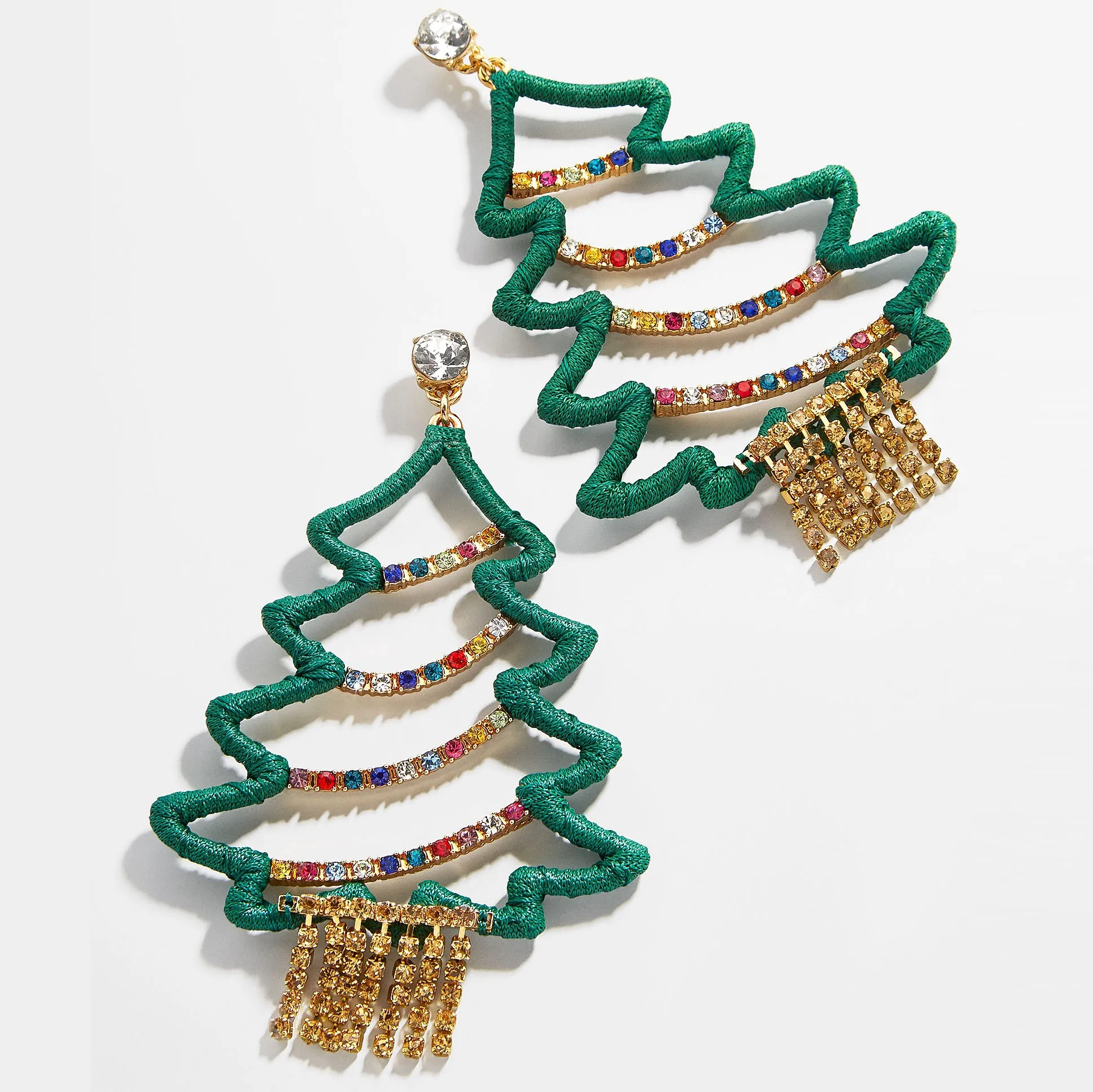 Miwens Bauble Bar, уникальные висячие серьги с бусинами, рудолф, женские серьги ручной работы, украшенные бисером, снеговик, массивные серьги, ювелирные изделия