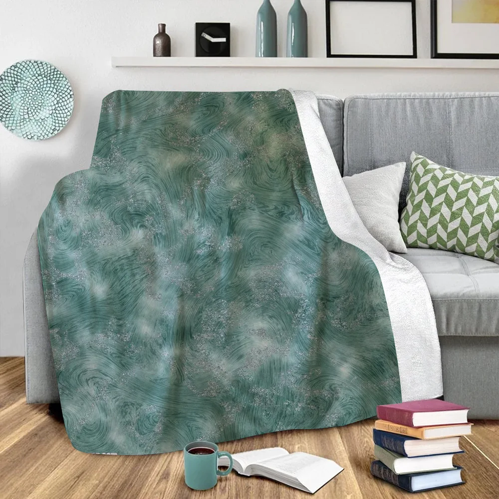 

Colored Quicksand 3D Printed Plush Fleece Blanket Adult Home Office Washable Casual Kids Horror Sherpa Blanket 04