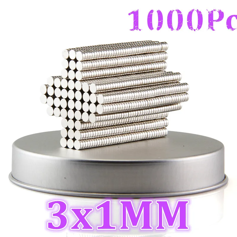 1000 шт. неодимовые магниты N35 NdFeB небольшие круглые 3x1 3x2 3x3 3x5 мм|neodymium magnet|magnet