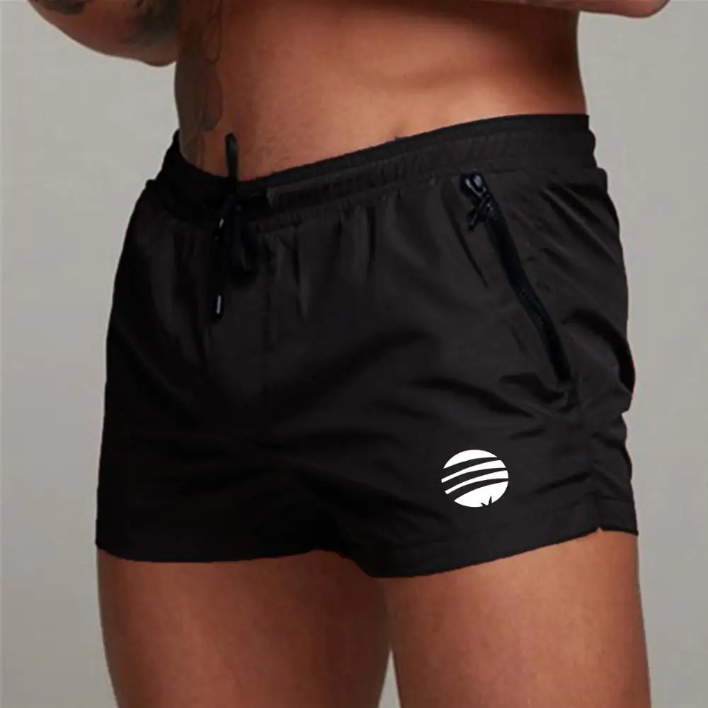 Новинка 2020 летние модные шорты для бега мужские спортивные фитнеса