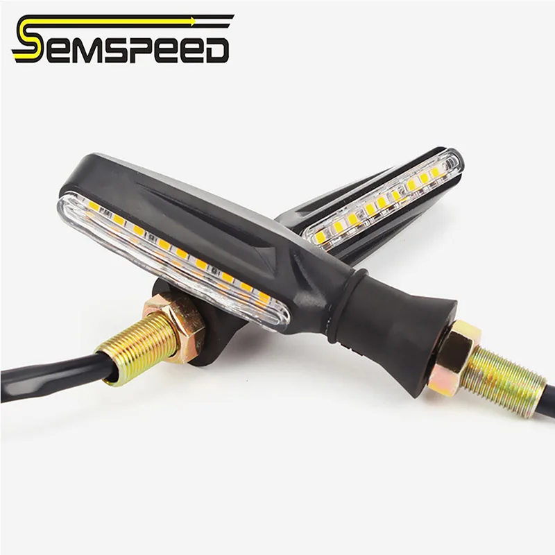 Мотоцикл поворотники свет течет вода мигалка хвост Светодиодный индикатор для