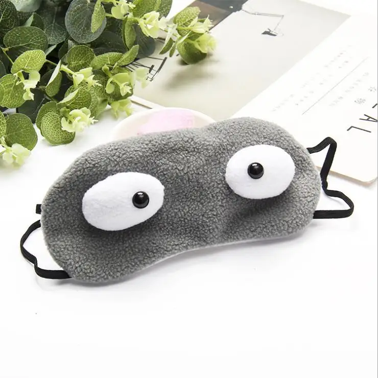 Grey 1 шт., маска для сна с животными, мягкий тент, мягкий тент, Защитная повязка на глаза, инструменты для ухода за глазами - Цвет: Grey