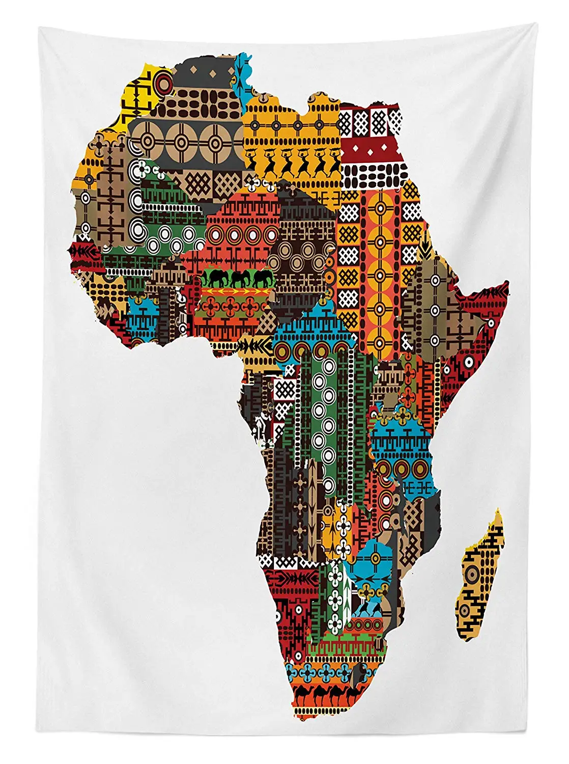 Африканская скатерть-карта со звездами в разных странах популярная скатерть