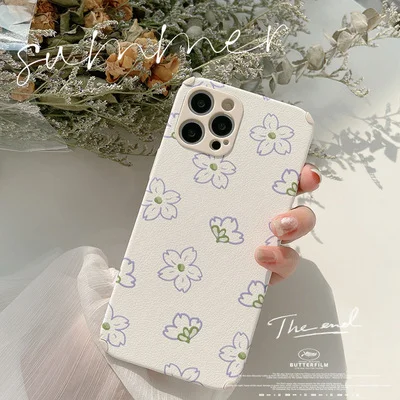 

phone case mobile shell for iphone11 XR XS 7/8/SE 2020 11pro Xs 7p/8plus X/Xs 12 12pro/max 12mini ins small fresh flowers