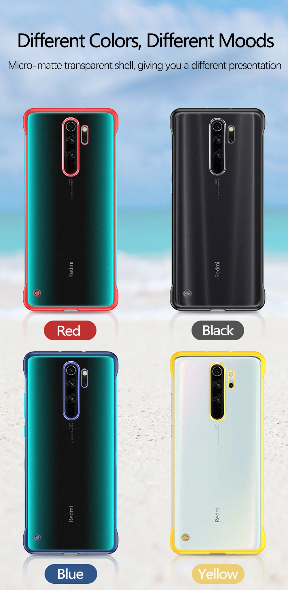 Для Red mi Note 8 Pro Чехол Безрамное Кольцо Прозрачный ударопрочный чехол для Xiaomi mi 8 9 T SE A2 Lite Red mi Note 7 K20 Pro 7A чехол