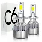 Светодиодная Автомобильная фара 4300K 72W 8000LM 6500K H4 H1 H3 Turbo H7 H8 H9 H11 H27880881 9005 HB3 9006 HB4 9007, противотуманная фара, 2 шт.