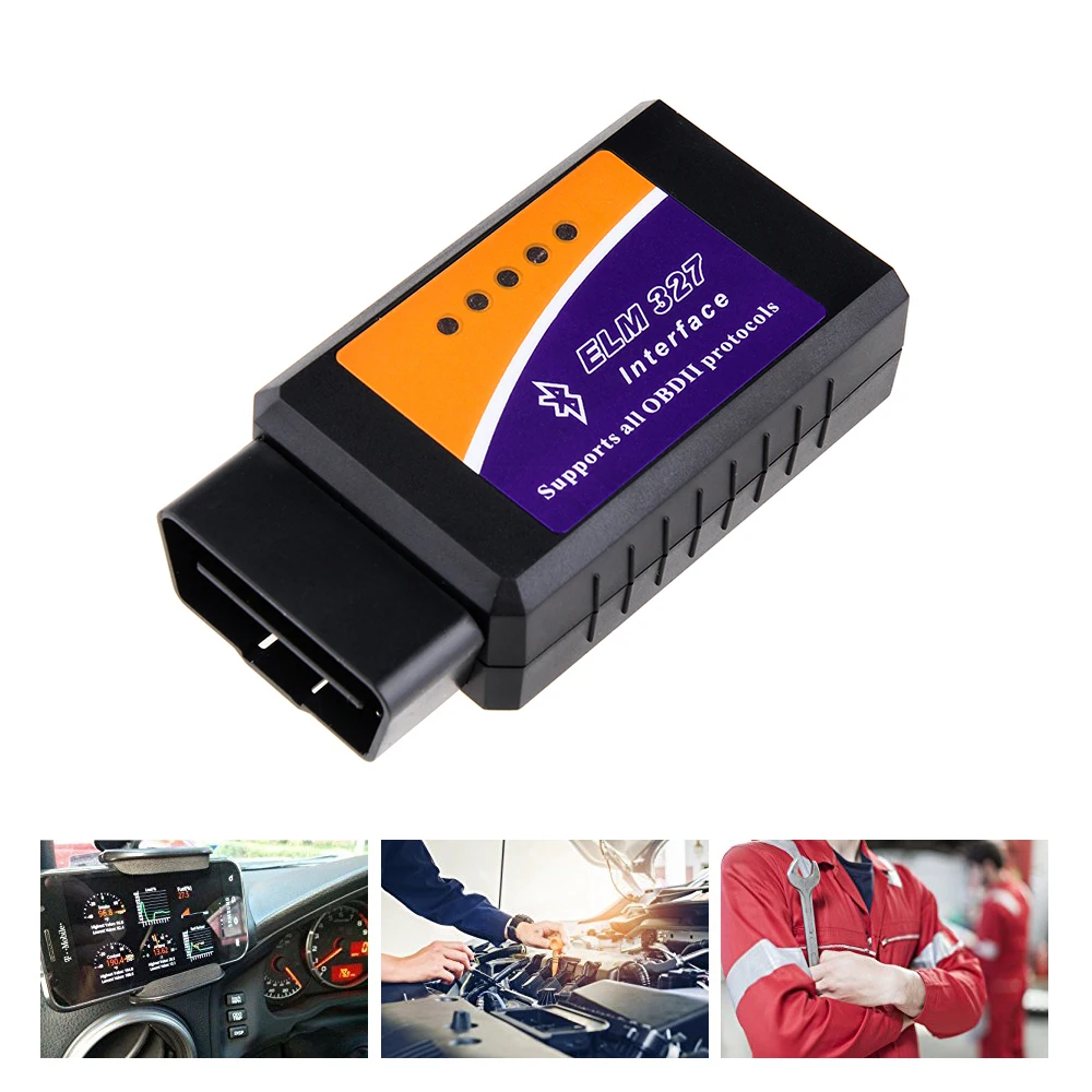 Автомобильный диагностический сканер ELM327 Bluetooth USB V1.5 OBD2 OBD 2 CH340 + 25K80 Chip HS CAN / MS для