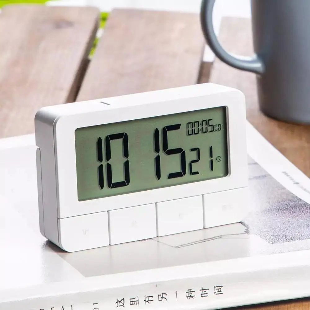 Новый многофункциональный таймер ЖК дисплей Экран часы домашний Кухня обратного