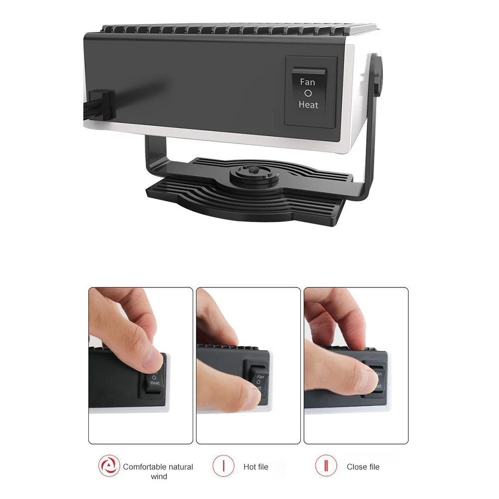 Автомобильный обогреватель 12/24 В 150 Вт Электрический охлаждающий нагревательный