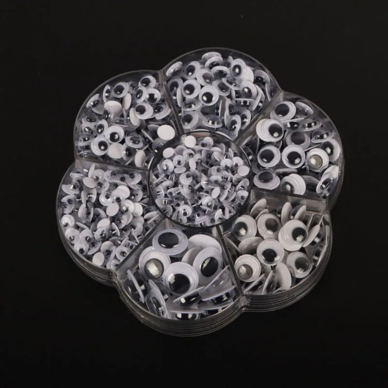 800 шт. самоклеящиеся движущиеся глаза для игрушек кукол | Дом и сад