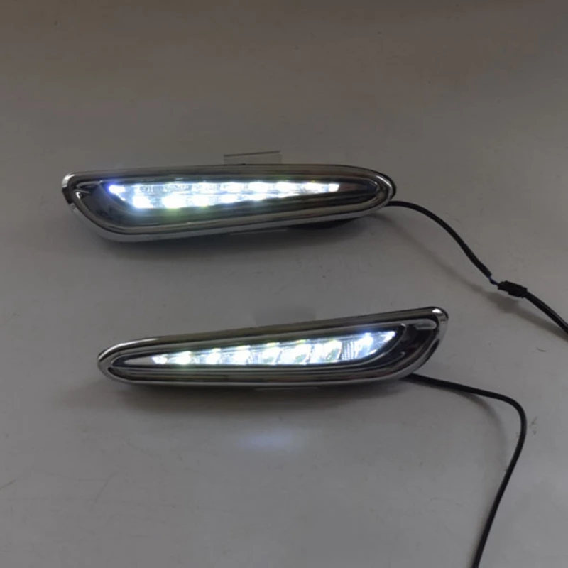 2 вида цветов автомобильный сигнал поворота противотуманная фара светодиодный