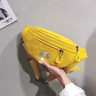 Поясная Сумка женская, холщовая, для отдыха, поясная сумка для девочек с буквами, поясная сумка через плечо, 2020