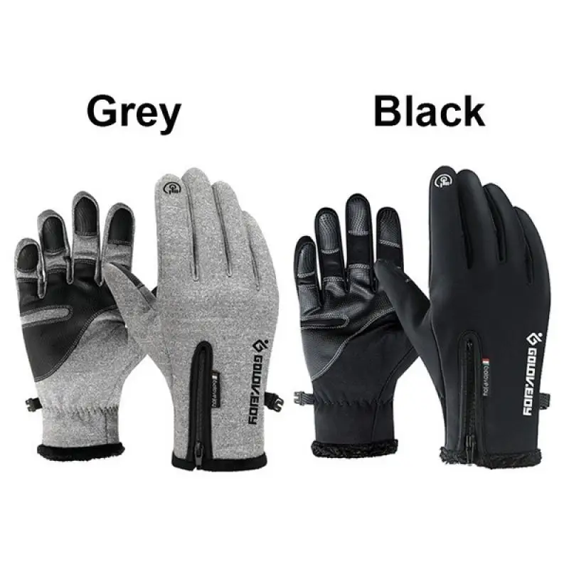 

Motorcycle Gloves Black Gray 2Colors Road Racing Team Glove Men Women Winter Warm Skiing Gloves