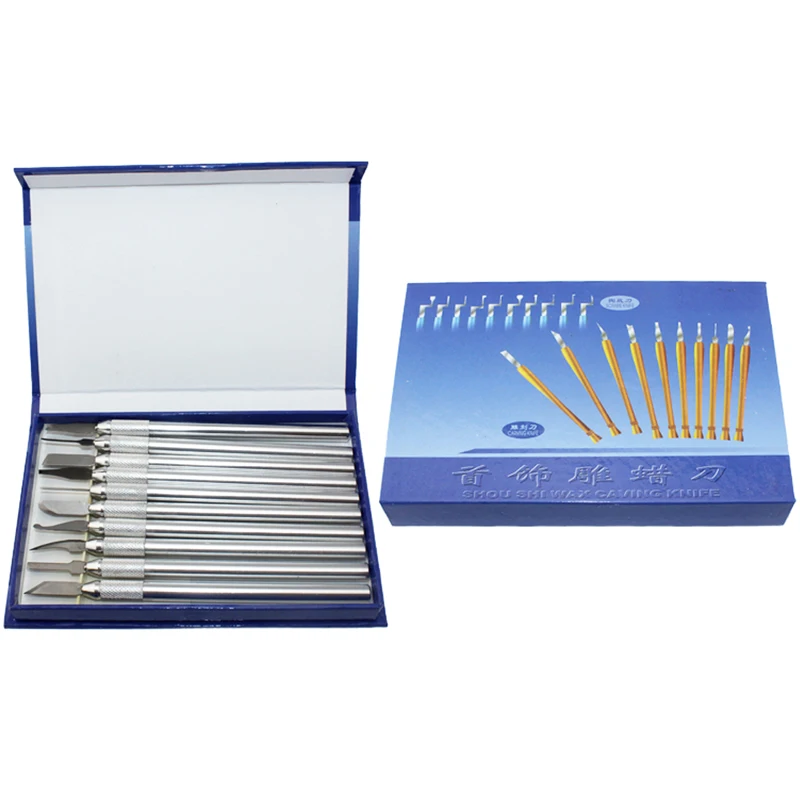 10 Pcs Wax Carving Knife Kit Sculpture Blades Pottery Clay Sculpting Modeling Jewelry Tools | Украшения и аксессуары