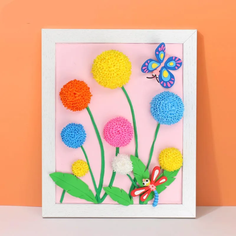 Craft Painting 9 Детские игрушки для девочек Материалы для творчества много Глины живопись DIY Детская Игрушка Искусство и ремесла для детских игрушек Детский сад Новинка - Цвет: Craft Painting 9