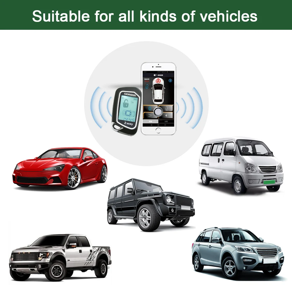 2 полосная система входа без ключа с дистанционным управлением запуска для