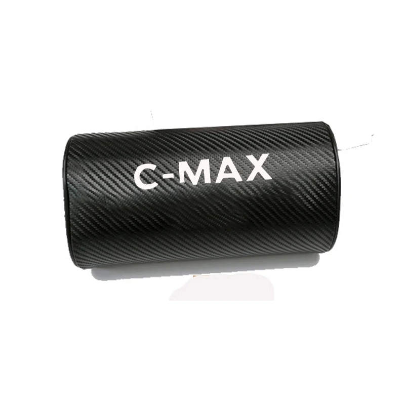 Автомобильная подушка из искусственной кожи с текстурой углеродного волокна для