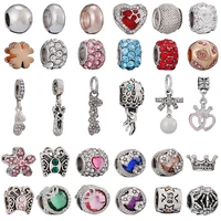 2pcslot alloy point rhinestone pendant pendants suitable for original brand bracelets necklaces men and womens jewelry making