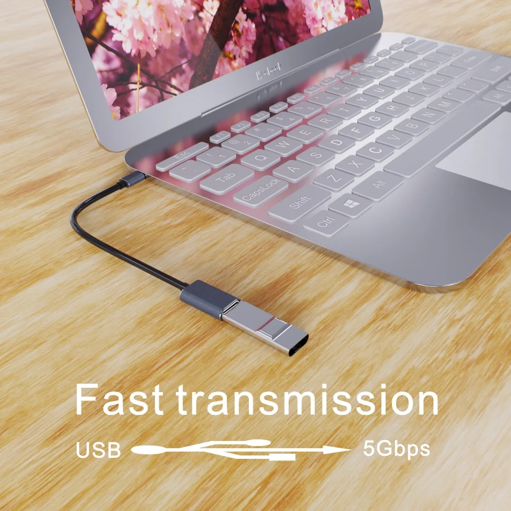USB C Type к 3 0 OTG адаптер папа женскому 5 Гбит/с USB3.0 кабель удлинитель для Macbook pro samsung