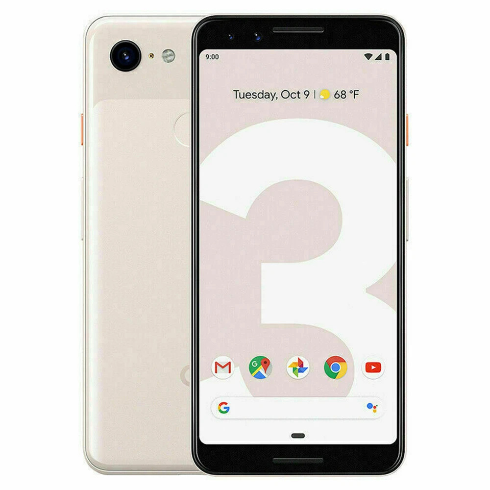 Google Pixel 3 оригинальный мобильный телефон 4G LTE Android Octa core 5 '཈.2MP и двойной 8MP