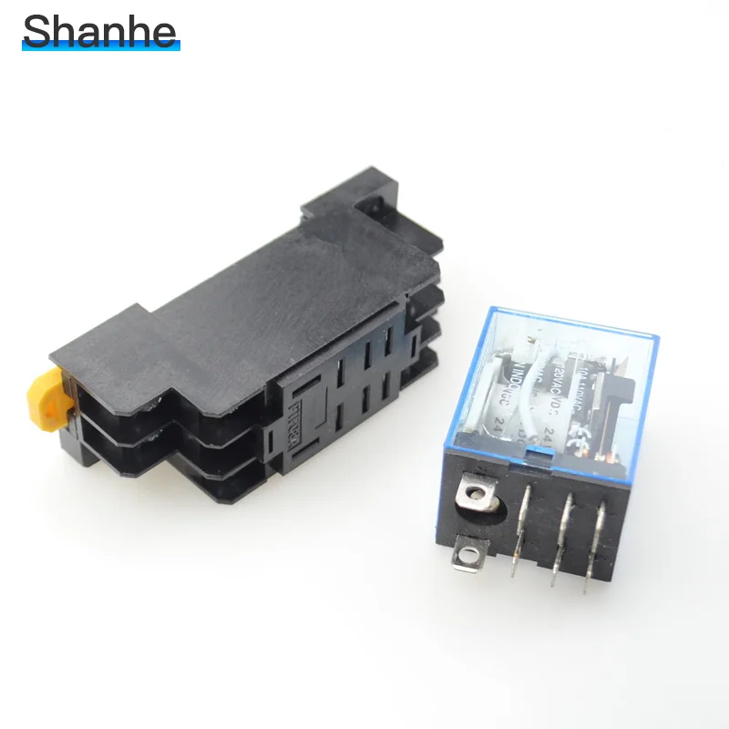 LY2NJ JQX-13F 12v 24v 110V 220v 10a релейный переключатель Электронные Микро Мини реле с