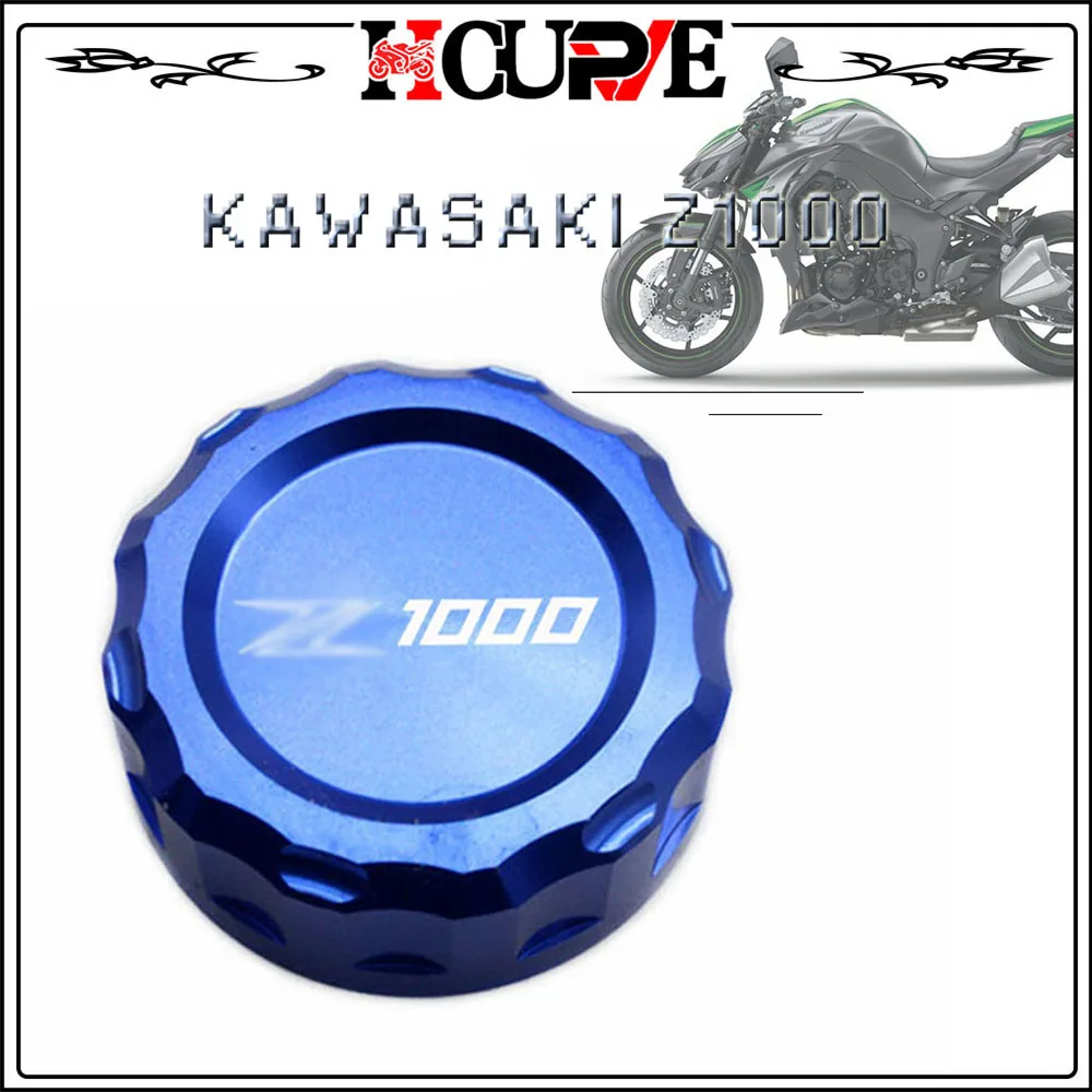 

For Kawasaki Z1000 Z 1000 2007-2016 2008 2009 2010 2011 2012 2013 2014 Motorcycle CNC Aluminum Rear Brake Reservoir Cover Caps