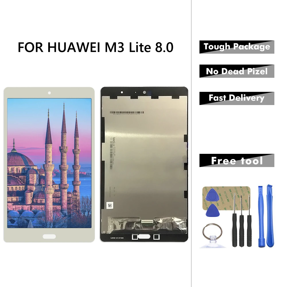 8 0 ''для Huawei M3 Lite CPN W09 AL00 L09 модуль ЖК дисплей и дигитайзер сенсорный экран