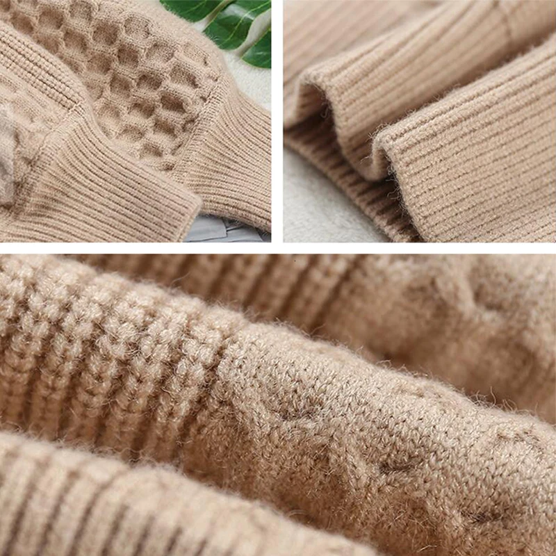 PEONFLY Loose Long Cardigan Women 2019 Autumn Winter Lantern Sleeve Sweater Female Casual Yellow Knitted Jacket |