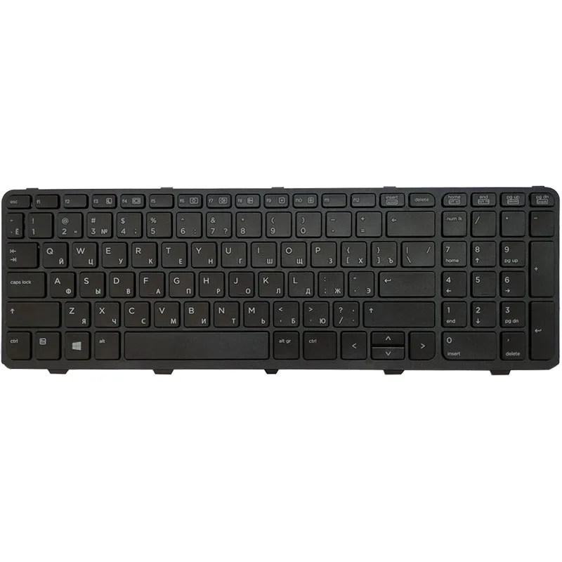Русская клавиатура для ноутбука HP PROBOOK 450 GO G1 470 455 G2 G0 S15 / S17 RU Черная|keyboard for hp|keyboard hp
